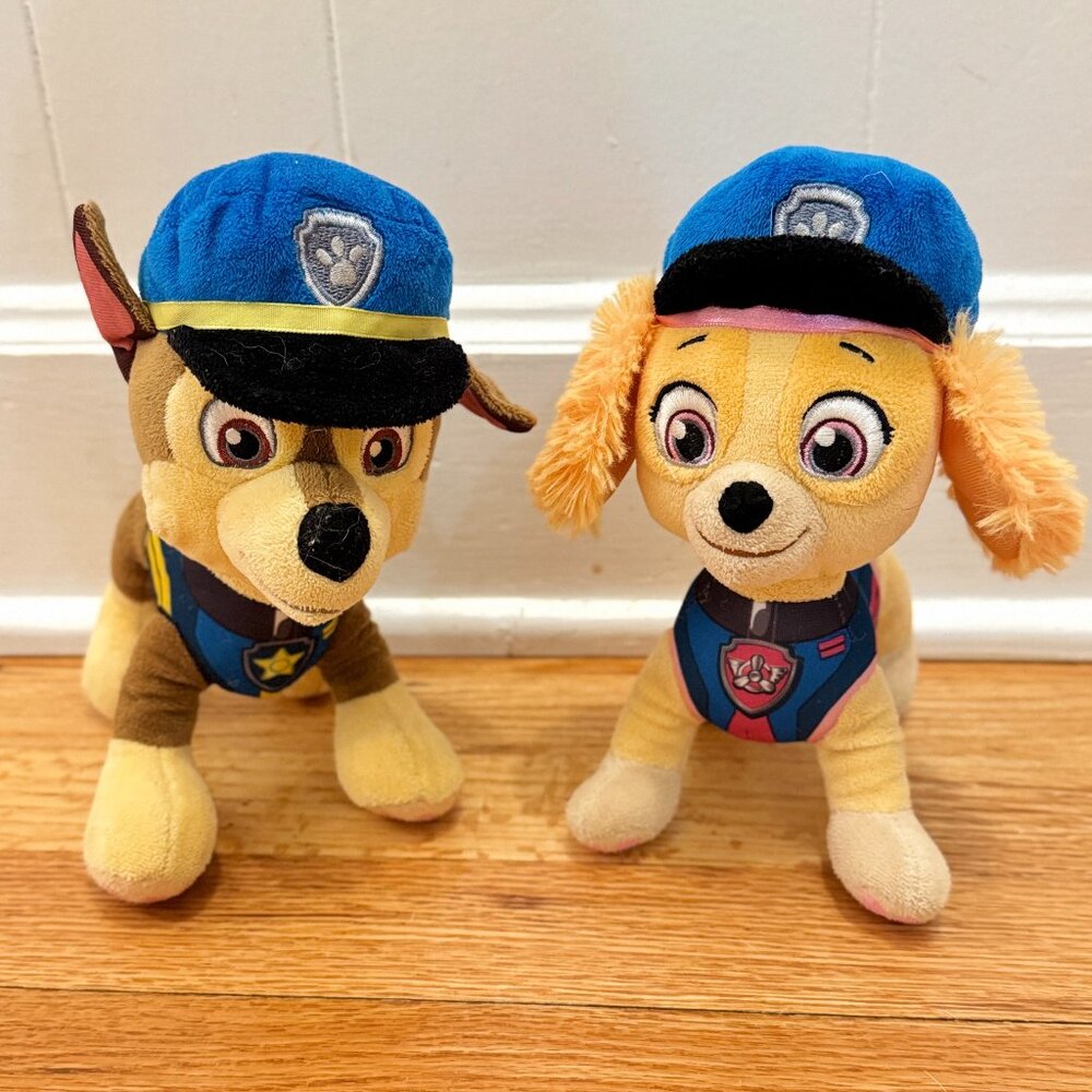 PAW Patrol Ultimate Rescue Skye & Chase Plush Toys